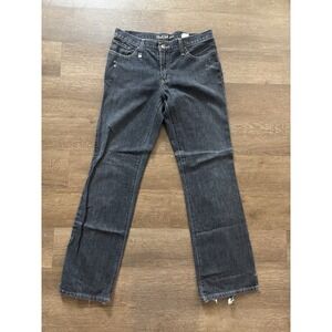 Cruel Girl Jeans Womens Size 11 Long Black Bootcut Slim Fit Low Rise Denim Pants